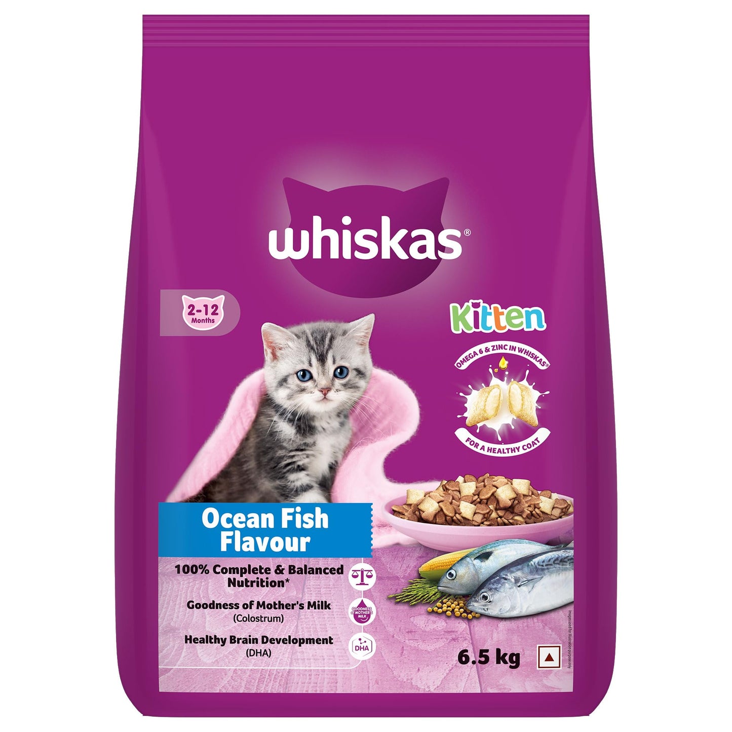Whiskas Adult Cat Food (Ocean Fish) 1.2kg